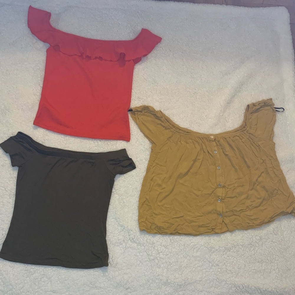 ALL 3 Off the Shoulder Tops for $12
